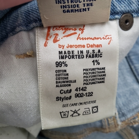 Citizens of Humanity Women's 26 Light Wash Bermuda Shorts Stretch Spring Summer - Picture 5 of 9